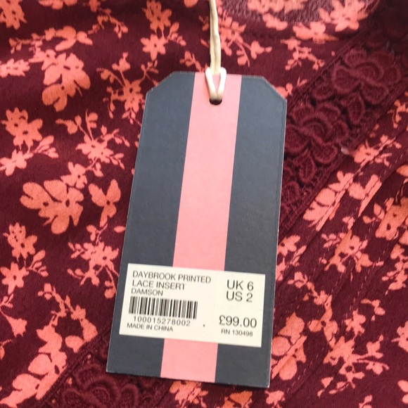 Jack Wills Daybrook Printed Lace Dress - Picture 3 of 6